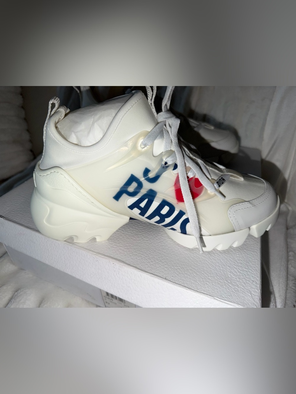 J ADior Paris limited edition sneakers. Size 7.5 (brand new) - Picture 4 of 6